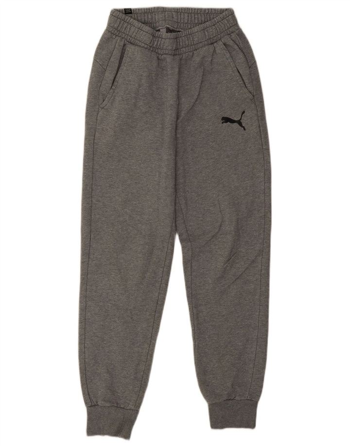 Puma Pantalones De Chándal Para Hombre Joggers Small Gris Moteado De Algodón