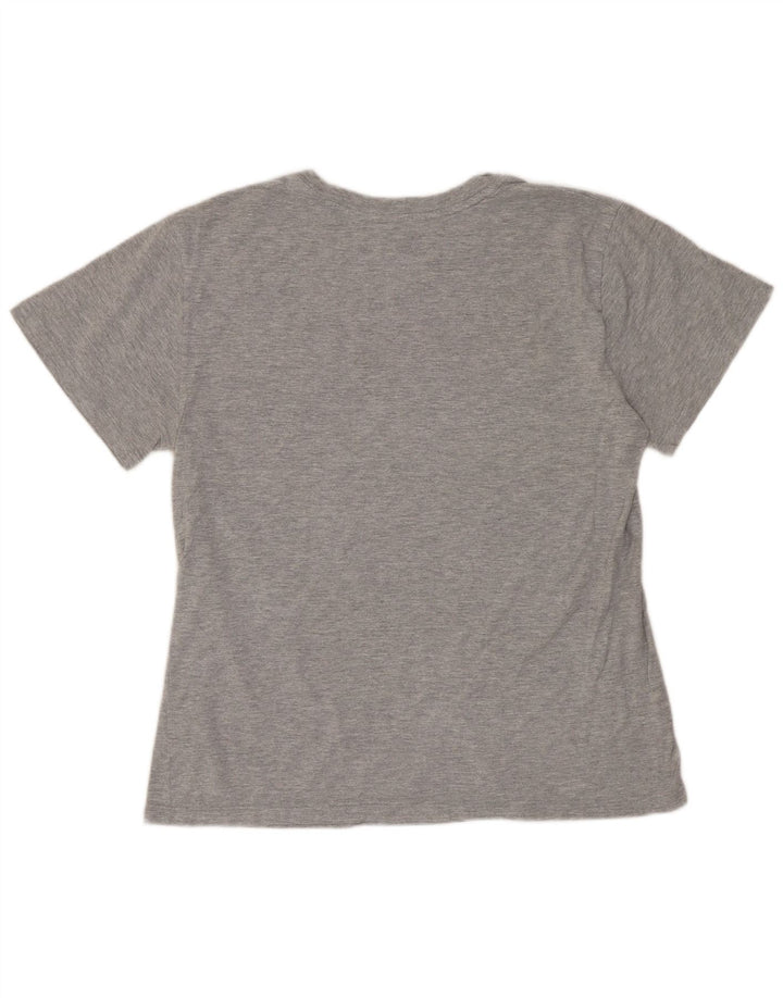 CHAMPION Camiseta gráfica para mujer Top UK 12 Algodón gris medio