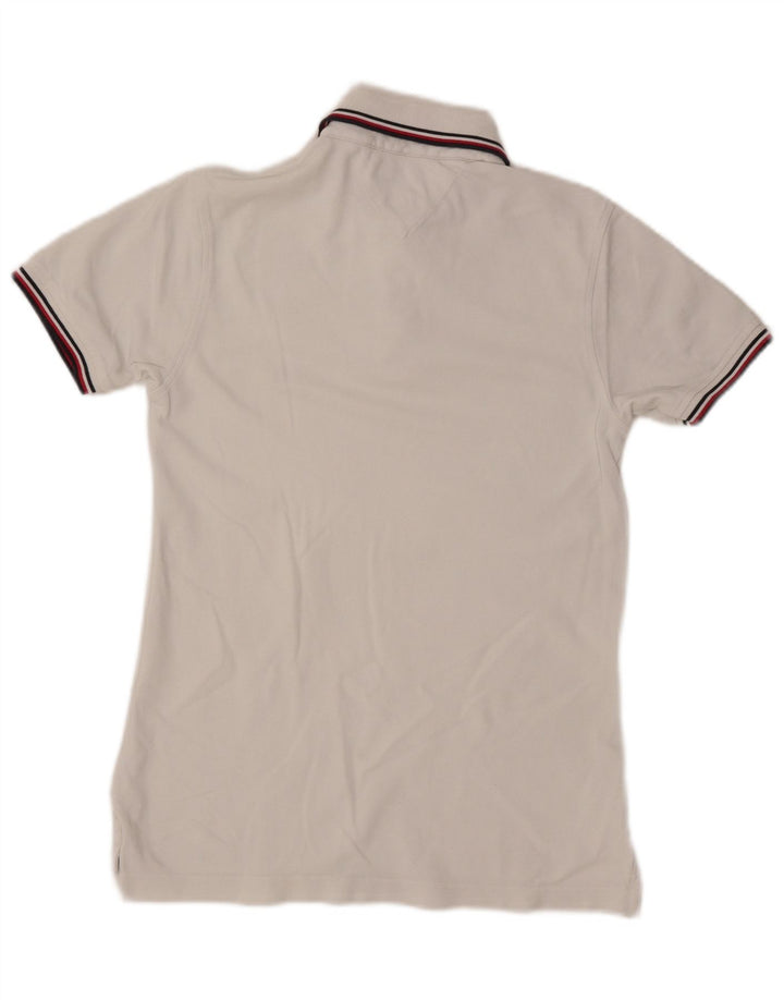 TOMMY HILFIGER Polo Slim Fit para Hombre Blanco Pequeño