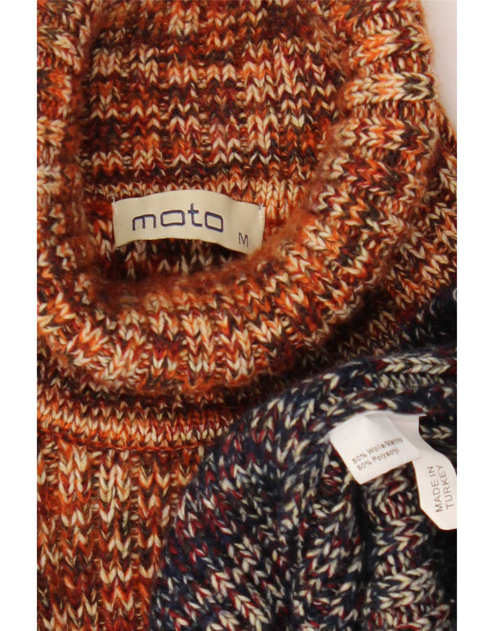 Moto Hombre Jersey De Cuello Vuelto Jersey Medio Multicolor Colorblock