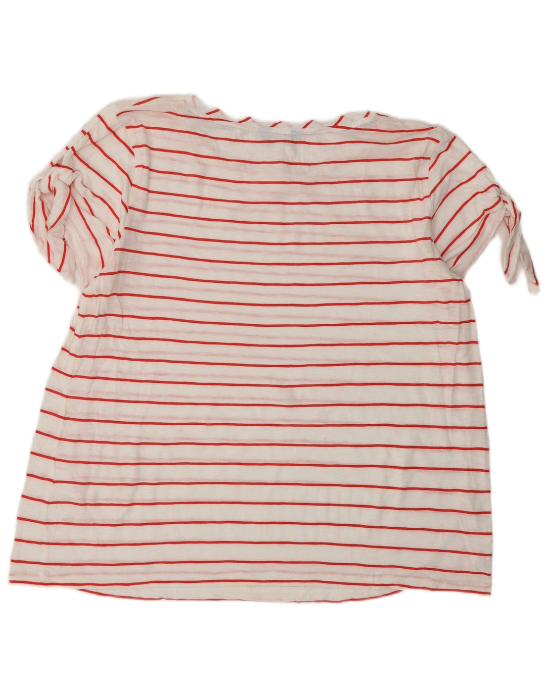 JOULES Camiseta para mujer Top UK 46 Large White Stripe Cotton