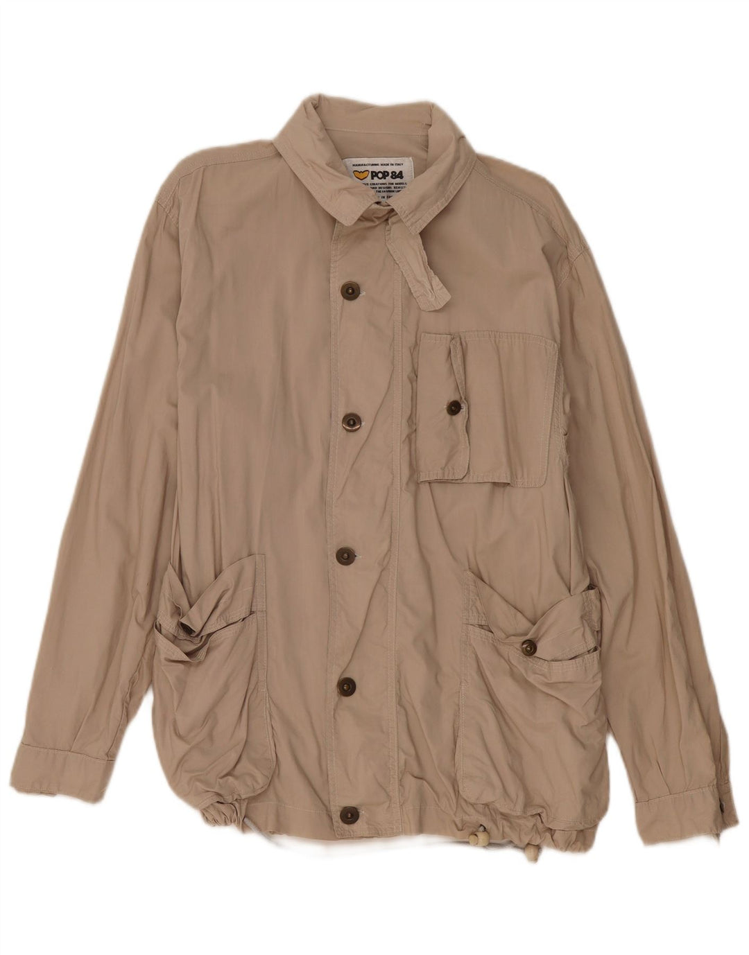 POP 84 Chaqueta utilitaria para hombre UK 38 Medium Beige