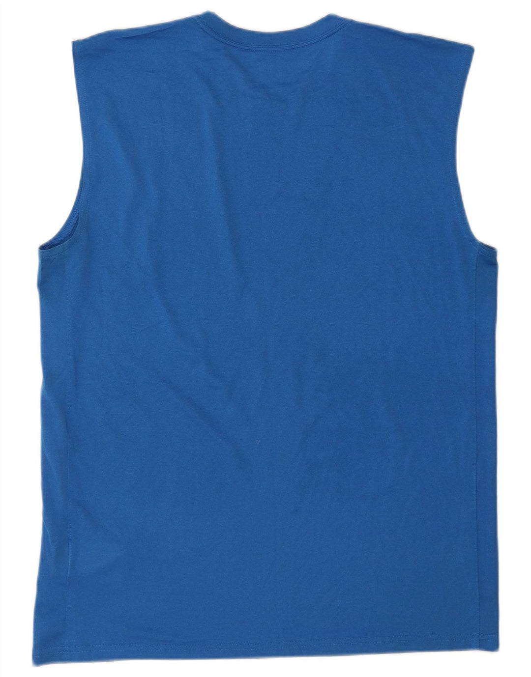 Nike - Camiseta sin mangas Dri Fit para hombre, poliéster azul grande