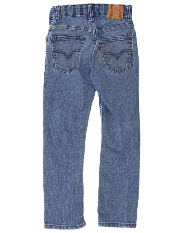 Levi's Vaqueros rectos desgastados para niños 6-7 años W22 L21 Algodón azul