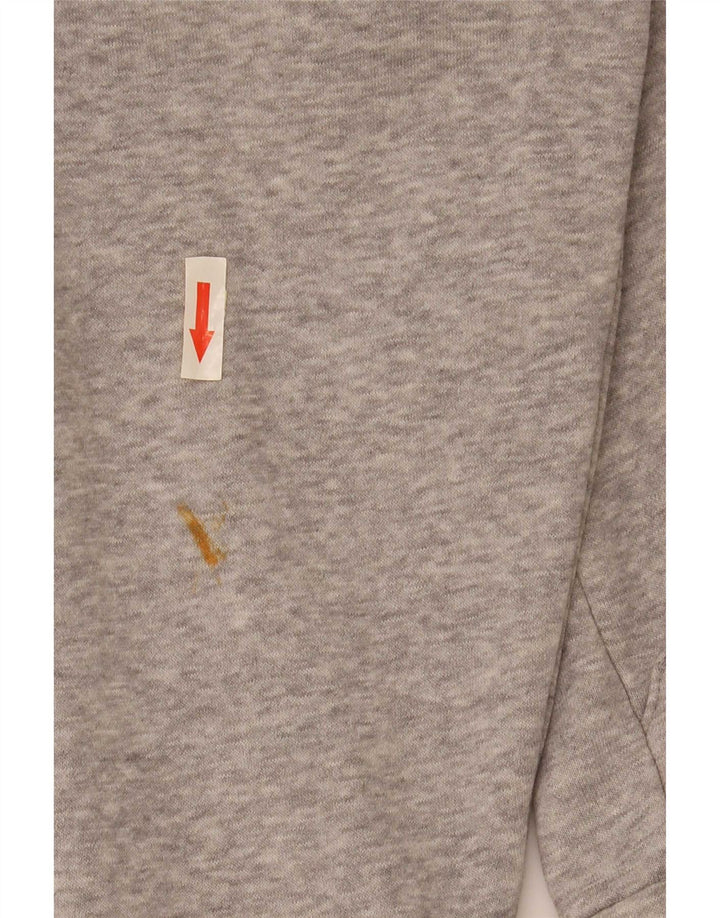 Adidas Hombre 3D Arc Zip Sudadera con capucha Suéter Gris Medio Algodón