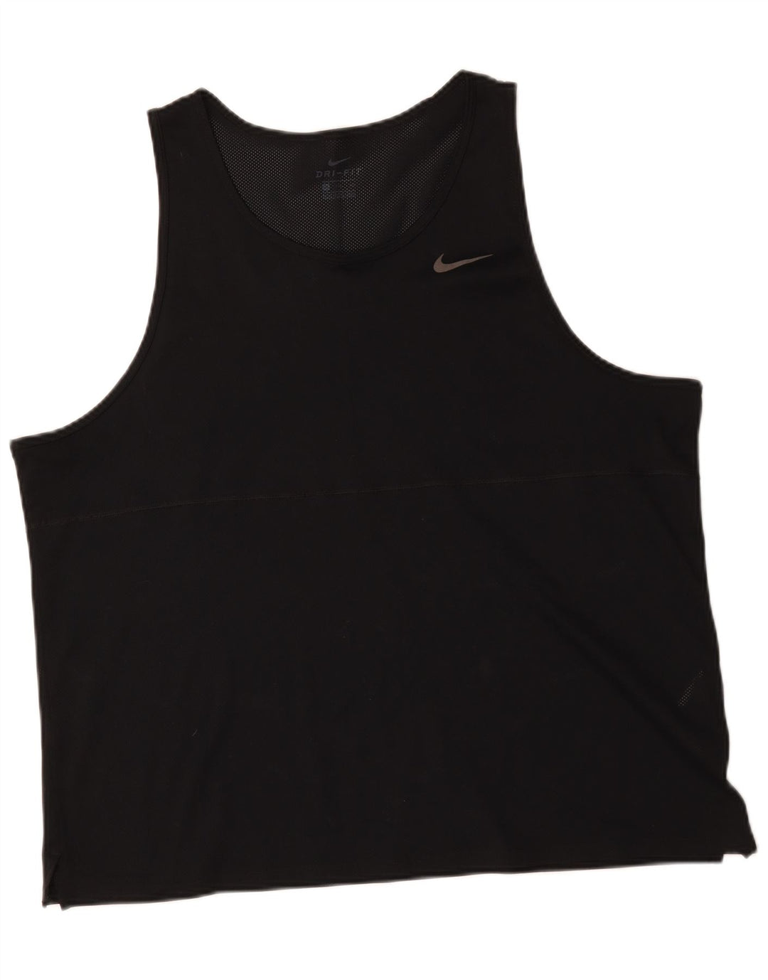 Nike Mens Dri Fit Chaleco Top 2XL Poliéster negro