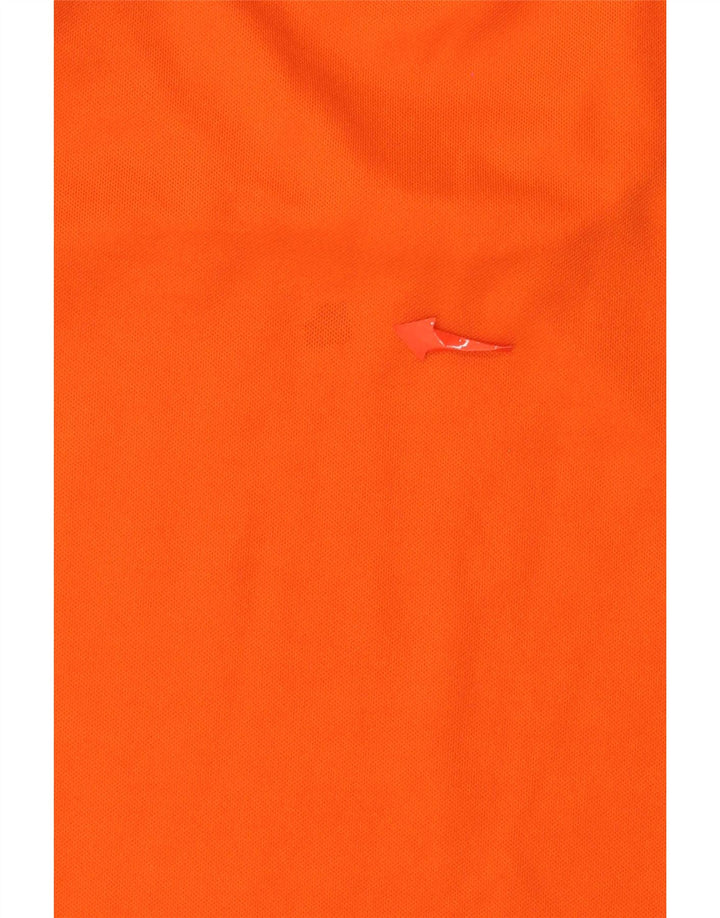 Adidas Mens Climalite Camiseta Top Pequeño Naranja Poliéster