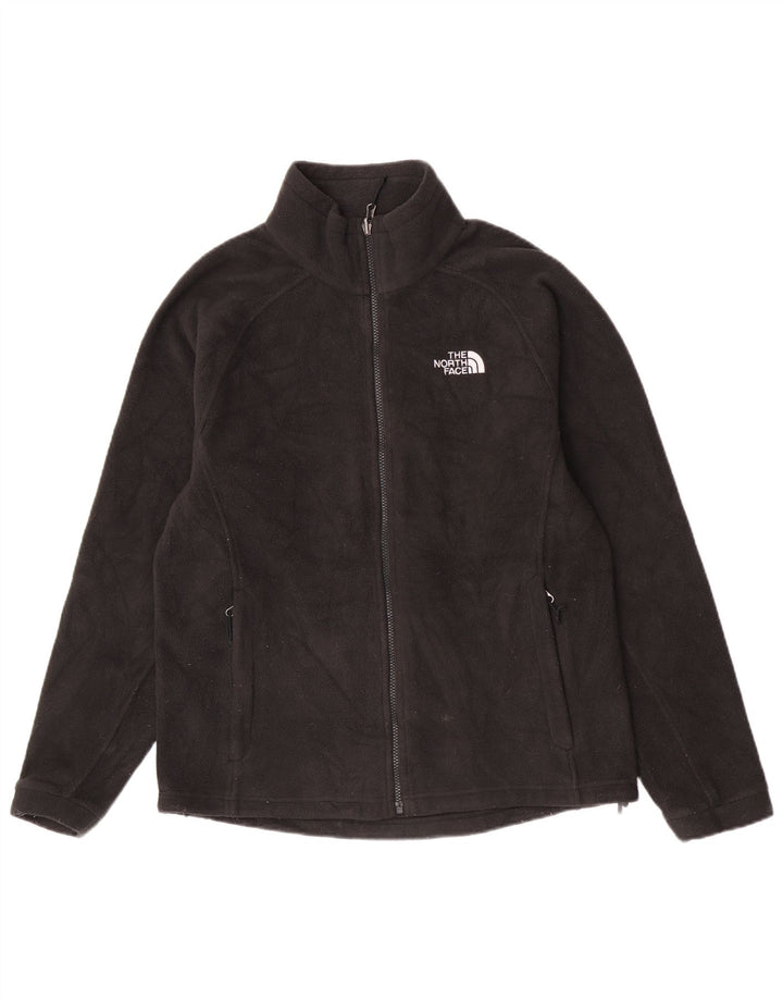 The North Face Chaqueta polar con forro para hombre, talla 38, poliéster negro mediano
