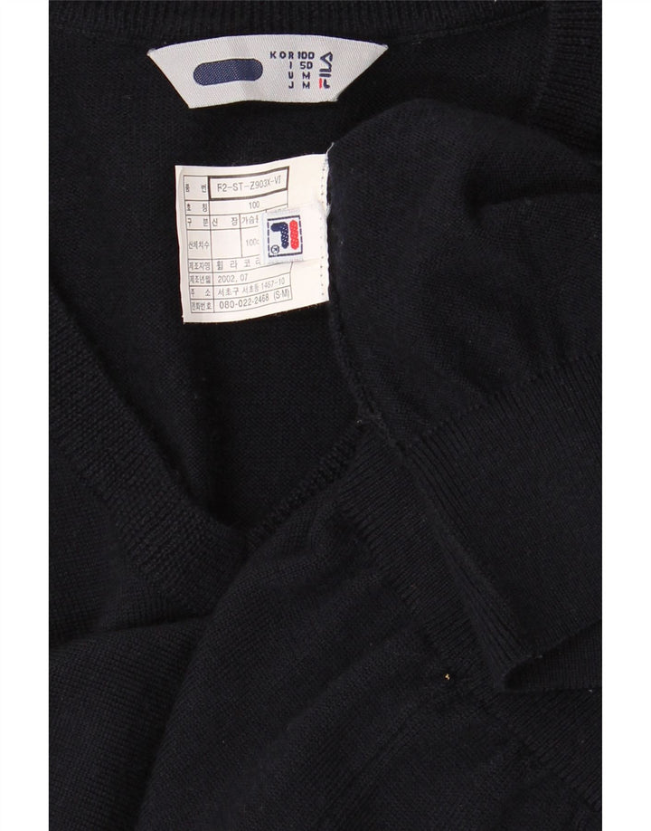 FILA Camiseta sin mangas para hombre IT 50 Medium Azul marino