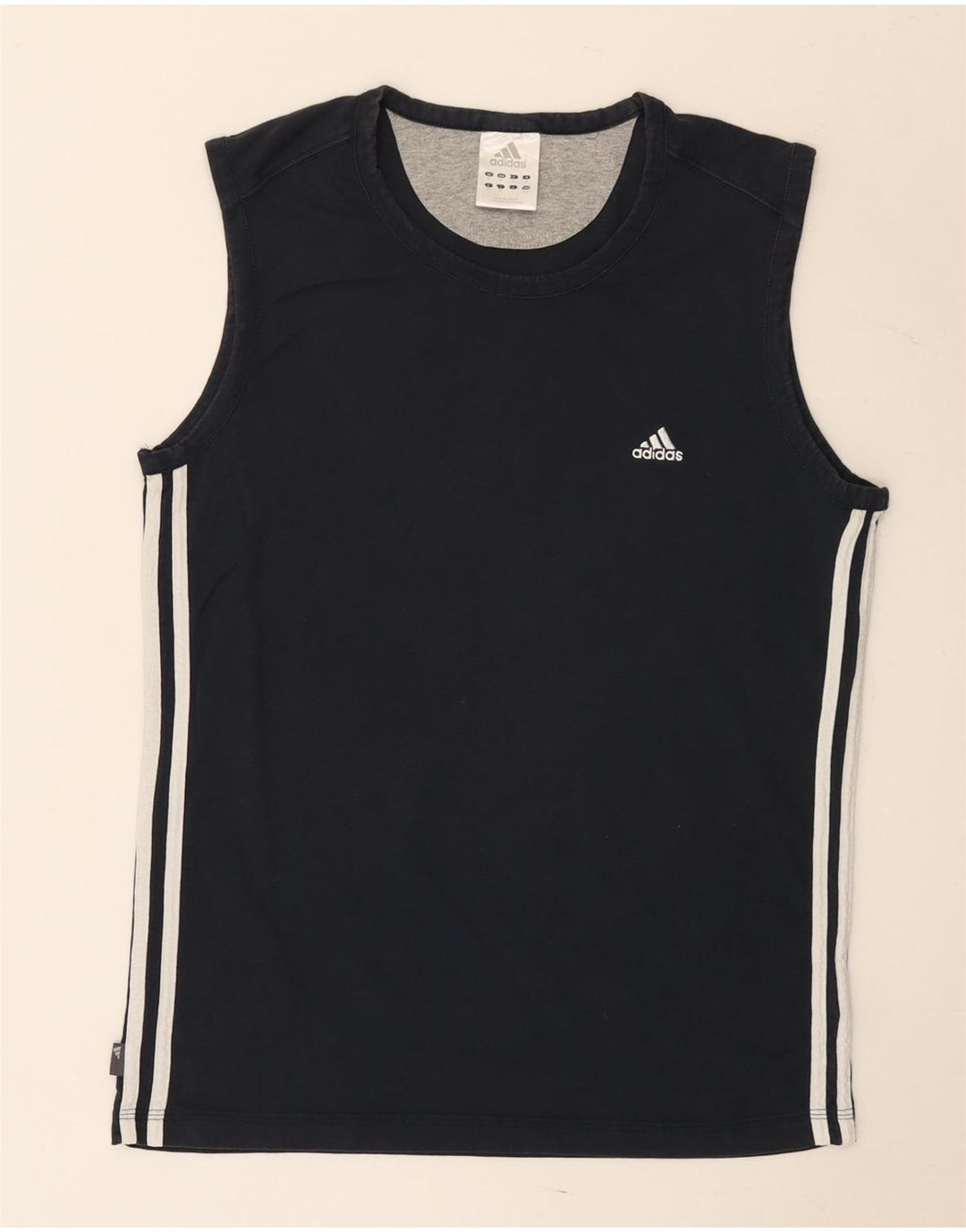 Camiseta Adidas Hombre Top Medium Azul Marino Algodón