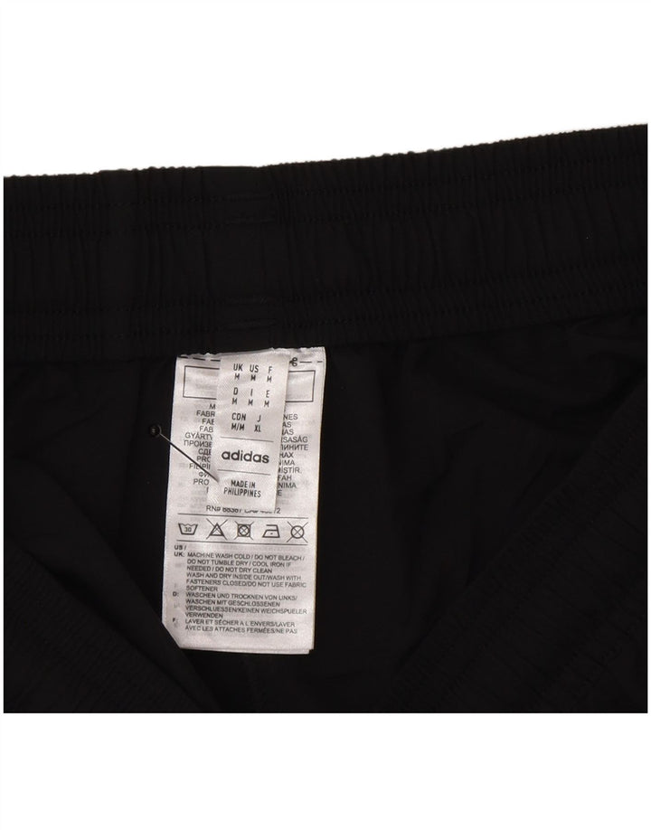 Adidas Pantalones cortos deportivos gráficos para hombre Poliéster negro mediano