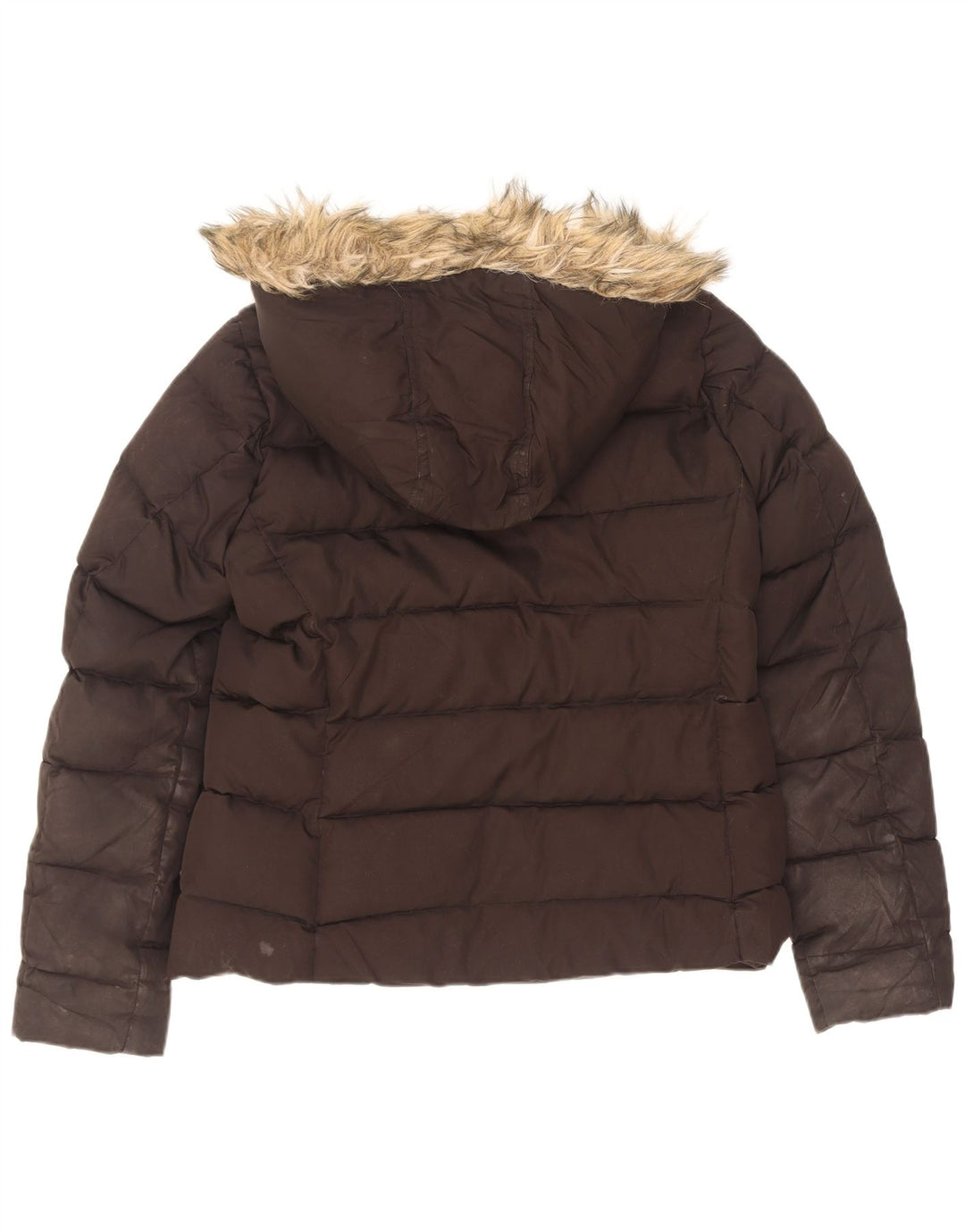 Chaqueta acolchada con capucha para mujer Gap UK 44 Poliéster negro mediano