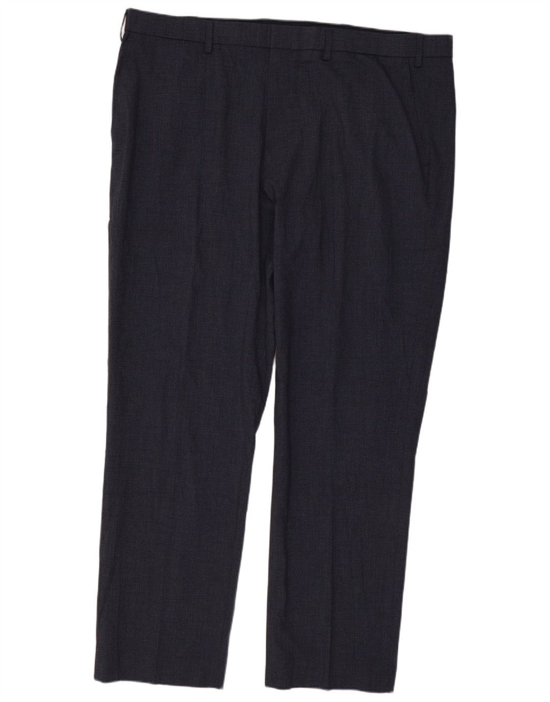 MARKS & SPENCER Pantalón chino de corte regular para hombre W42 L31 Azul marino