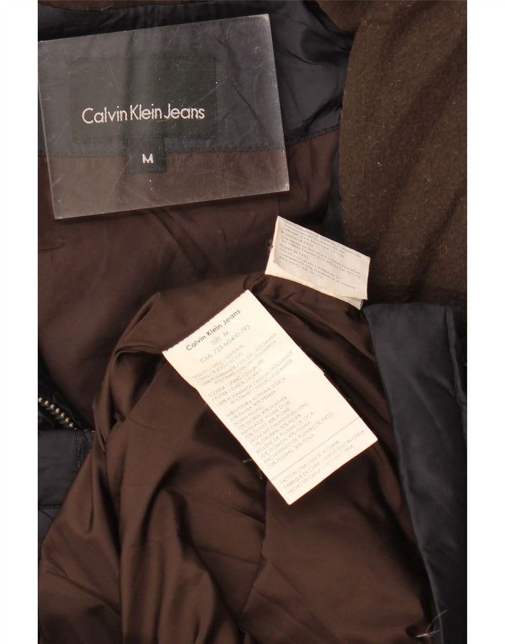 CALVIN KLEIN JEANS Chaleco acolchado para hombre UK 38 Medium Azul marino Poliamida