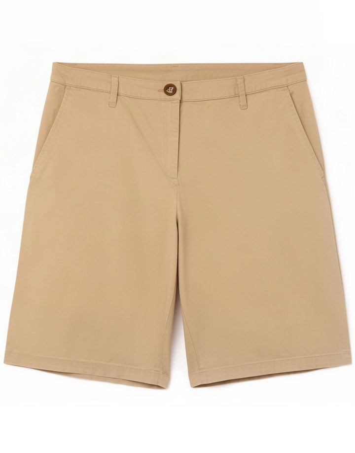 Benetton Shorts informales para mujer Large W32 Beige