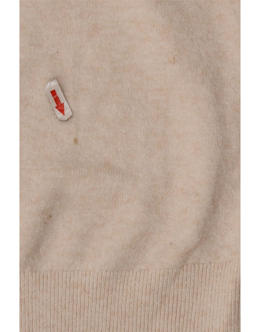 Marks & Spencer Suéter tipo jersey con cuello tipo polo para mujer UK 40 Medium Off White