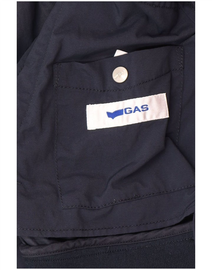 Chaqueta bomber para hombre Gas UK 40 Large Poliamida azul marino