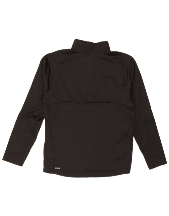 Puma Hombre AS Gatineau Graphic Zip Neck Jersey Chándal Top Pequeño Negro