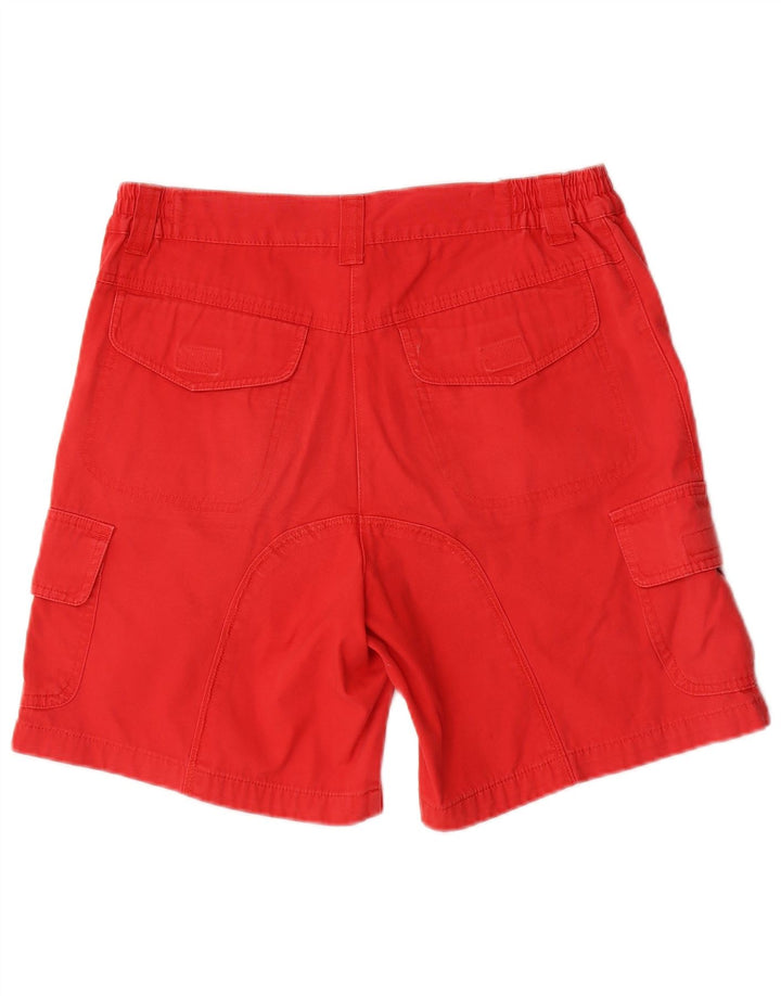Slam Pantalones cortos cargo para hombre IT 46 Small W32 Algodón rojo