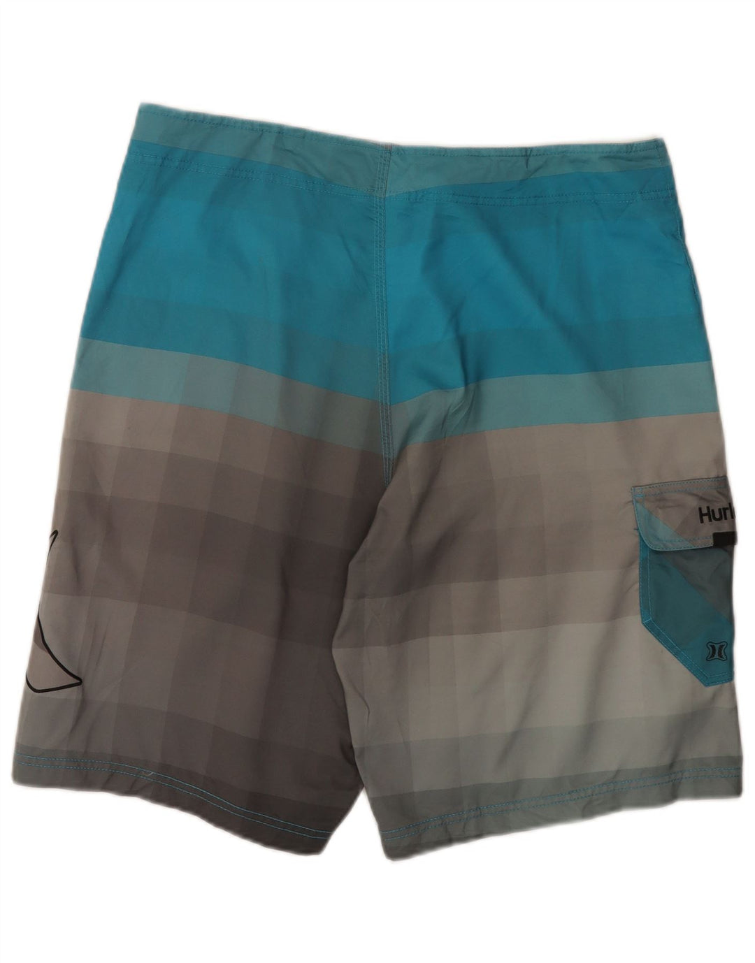Hurley Bañador con gráfico para hombre, tamaño grande, multicolor, color block