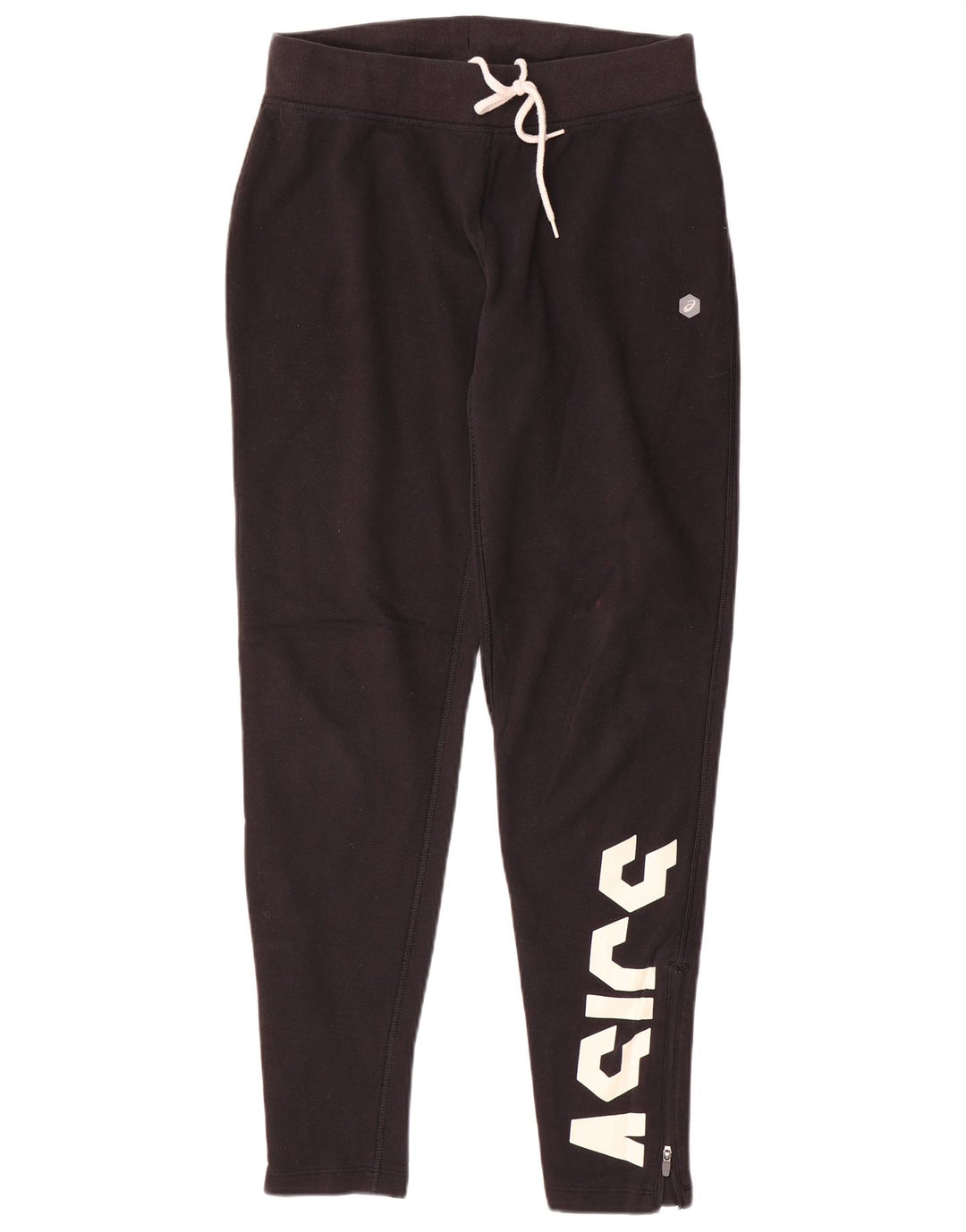 Asics - Pantalón de chándal gráfico para mujer, talla 40, talla M, color negro