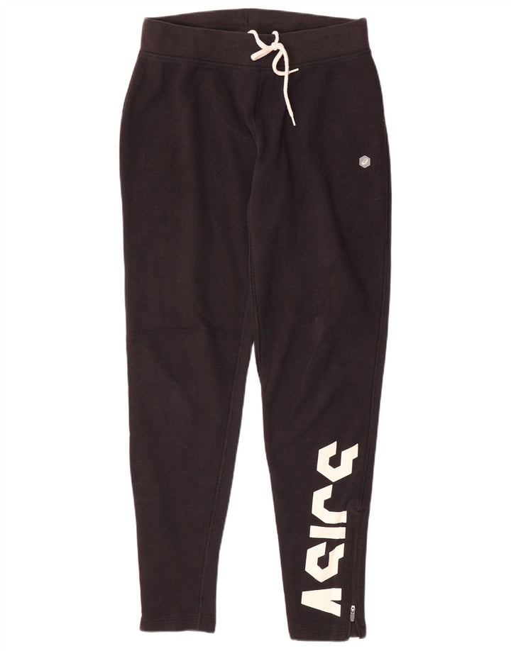 Asics - Pantalón de chándal gráfico para mujer, talla 40, talla M, color negro