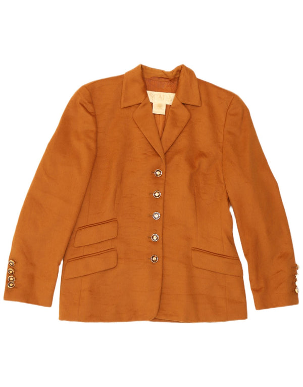 Escada Chaqueta tipo blazer de 5 botones para mujer de Margaretha Ley EU 38 Marrón medio