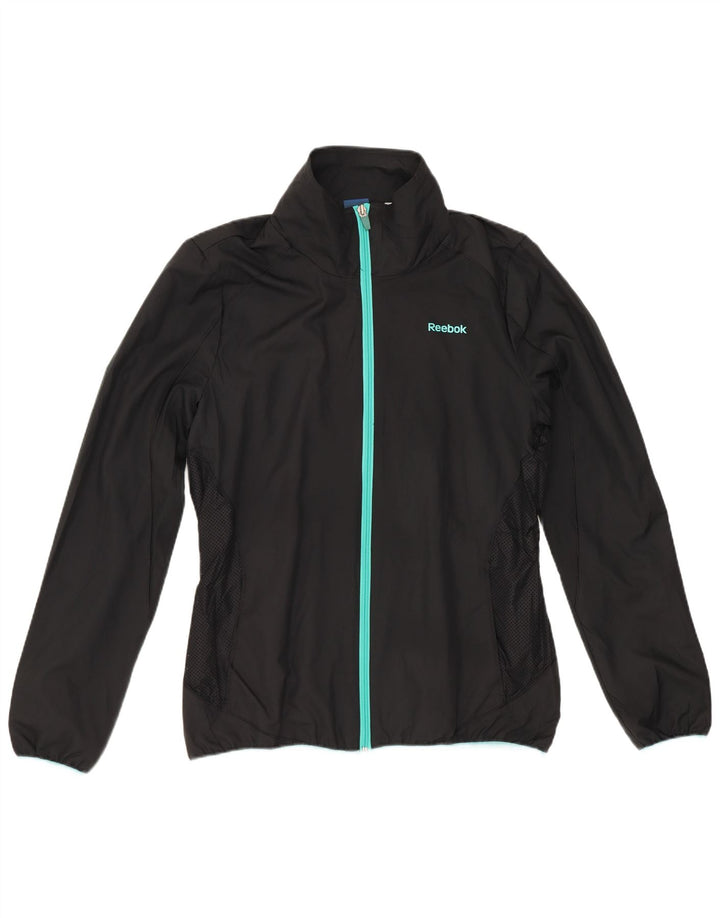 Reebok - Chaqueta de chándal para mujer, talla 40, talla M, color negro