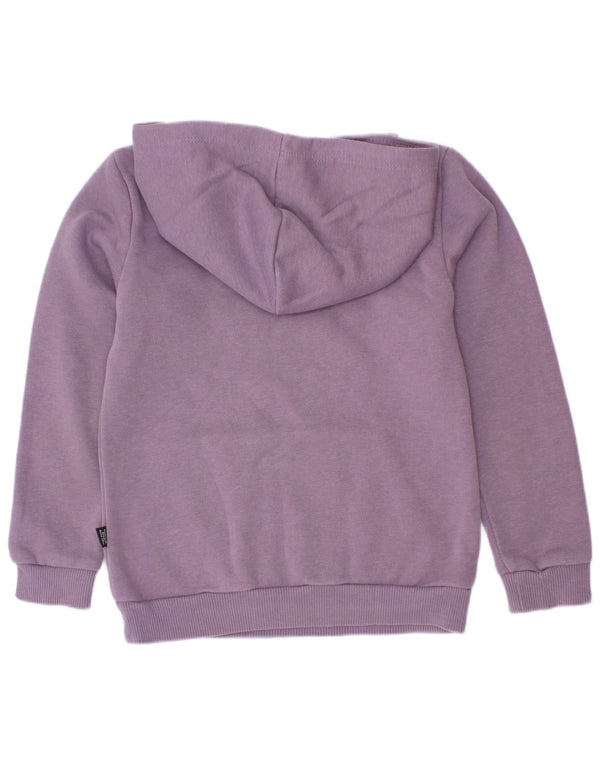Puma - Sudadera con capucha para niña (5-6 años, algodón), color morado