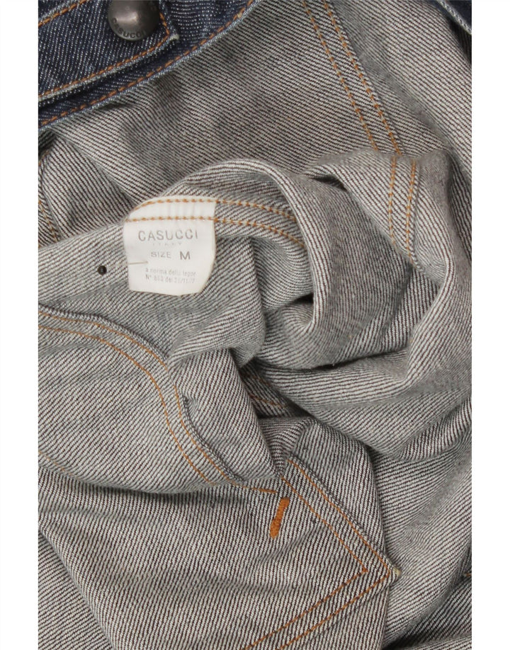 Casucci Chaqueta vaquera vaquera para hombre UK 38 Algodón azul medio