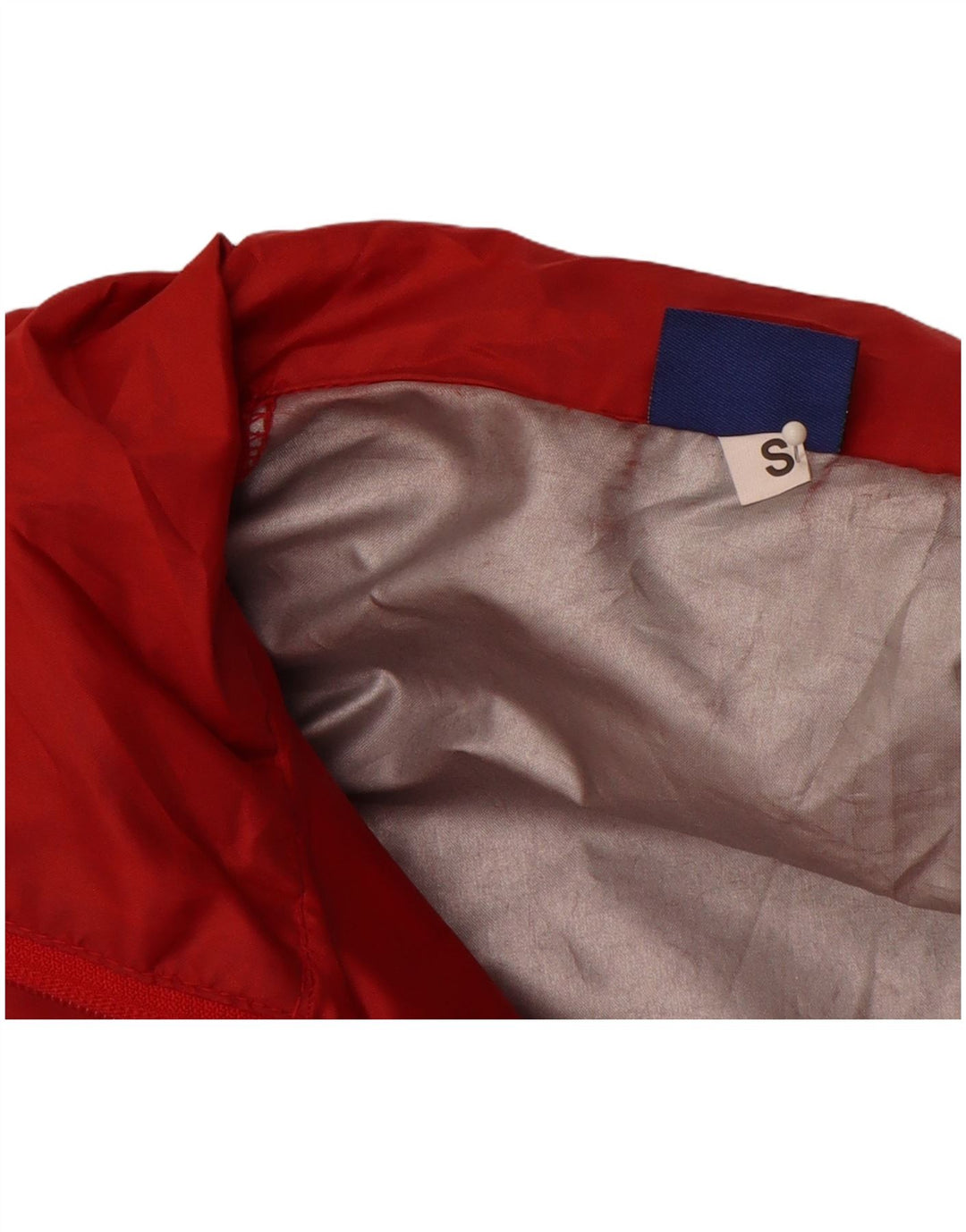 ASICS Chaqueta impermeable para hombre UK 36 Small Rojo Poliéster