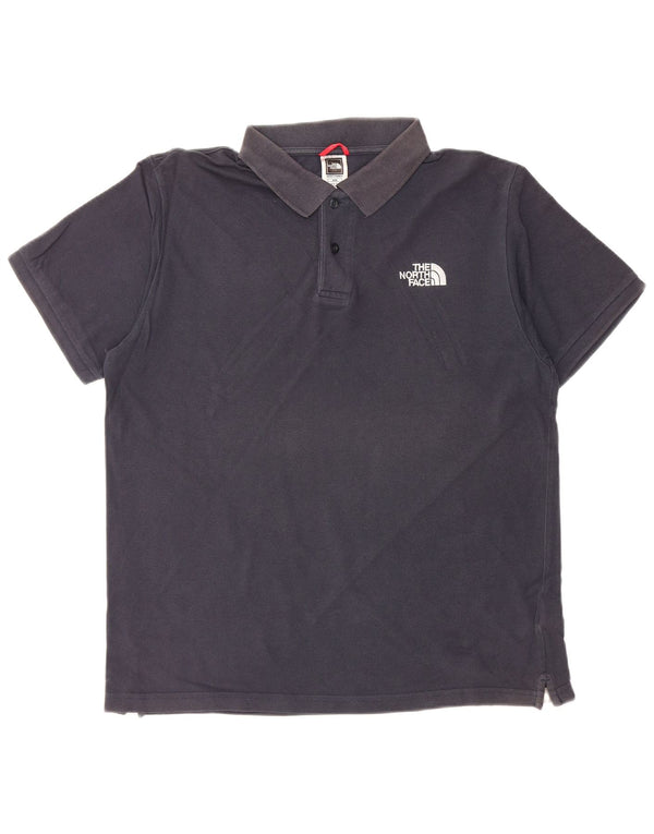 THE NORTH FACE Polo Hombre Algodón Azul Marino Medio