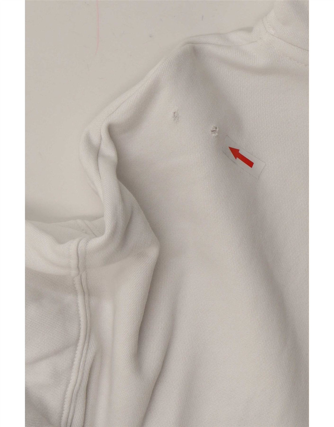 Champion Sudadera Con Cremallera Y Cuello Para Hombre Jersey Grande De Algodón Blanco