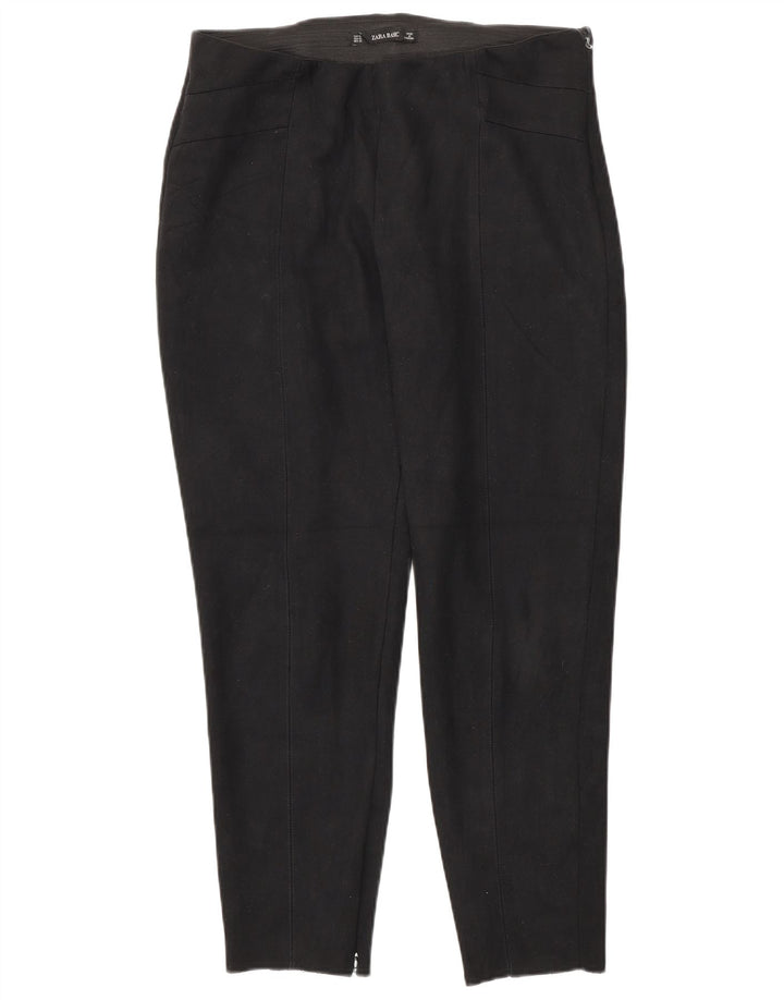 Zara Mujer Pantalón Slim XL W36 L27 Negro