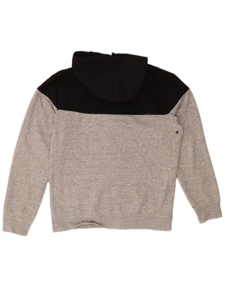 RIP CURL Sudadera con capucha y cremallera para hombre color gris medio
