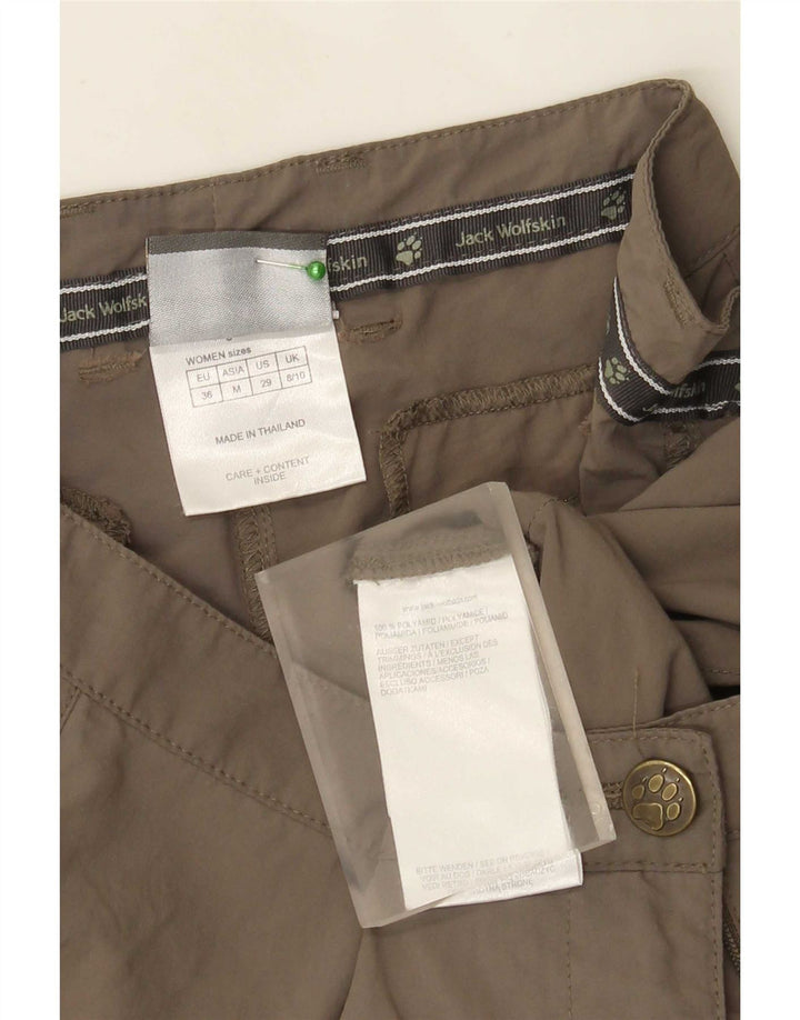 Jack Wolfskin Bermudas para mujer UK 8/10 Small W29 Poliamida gris