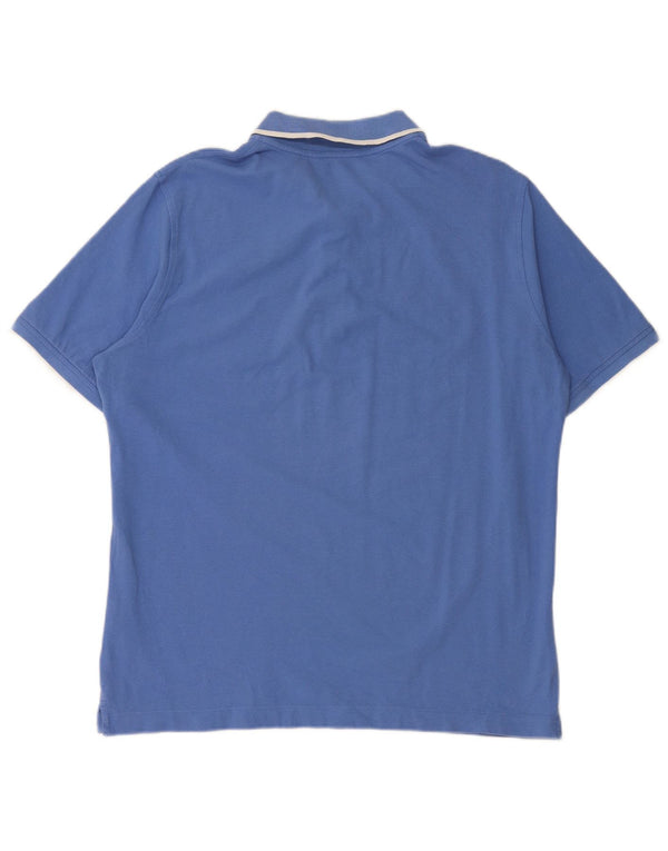 K-WAY Mens Polo Shirt XL Blue