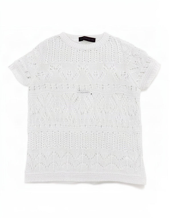 Marks & Spencer Suéter tipo jersey de manga corta con cuello barco para mujer UK 10 Small Of