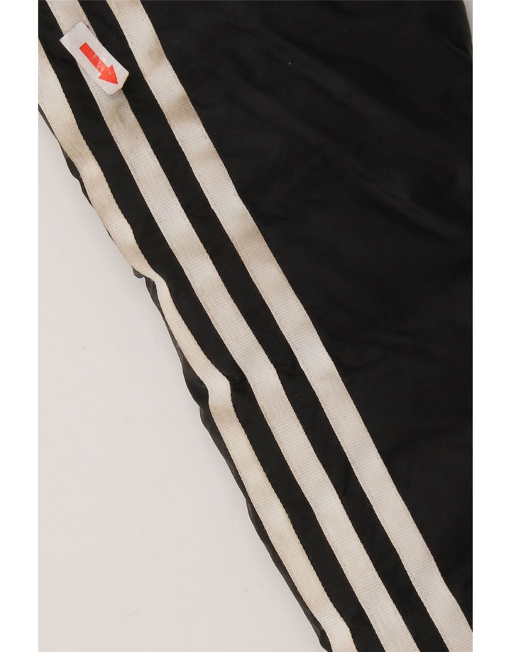 Adidas Chaqueta acolchada con capucha para mujer UK 8 Small Black Nylon
