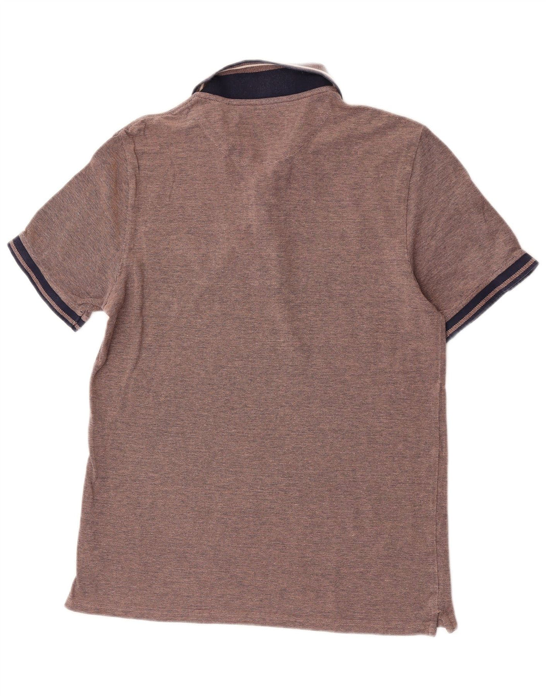 Lyle & Scott Polo para hombre grande de algodón marrón