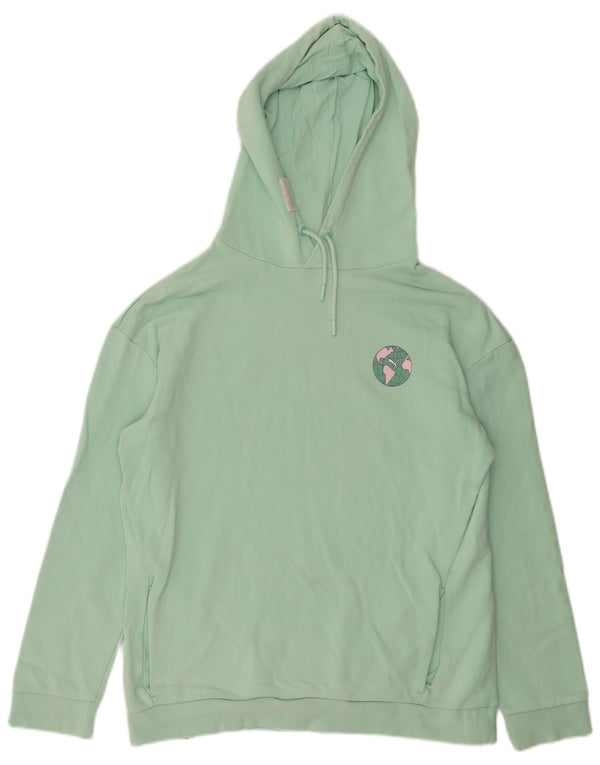 Puma Hombre Graphic Loose Fit Sudadera con capucha Jumper XS Algodón verde