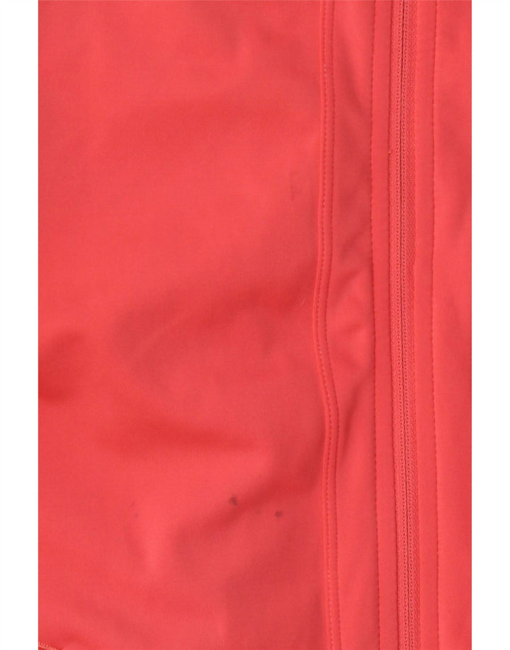 Adidas Mujer Chándal Top Chaqueta UK 12/14 Medio Rosa Poliéster