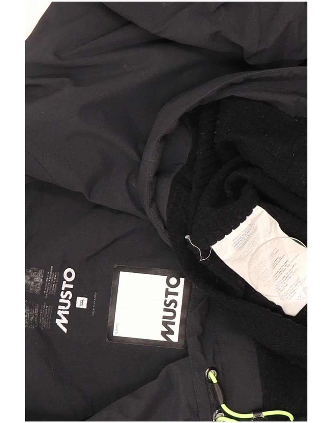 Musto Chaqueta impermeable para hombre UK 44 2XL Azul marino Poliamida