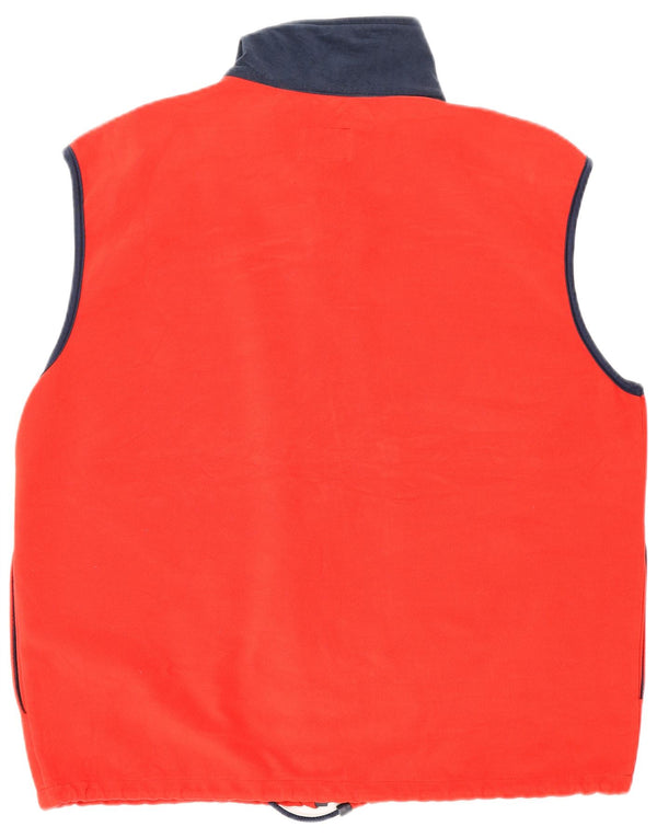 Aesse Hombre Sin Mangas Chándal Top Chaqueta XL Rojo