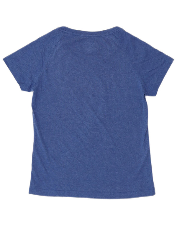 CHAMPION Camiseta con gráfico Heritage Fit para mujer UK 40 Grande Azul