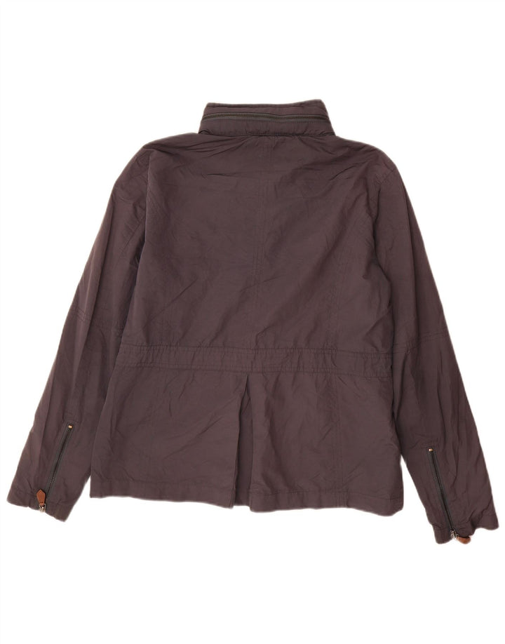 Massimo Dutti Chaqueta utilitaria para mujer UK 46 Grande Poliéster gris
