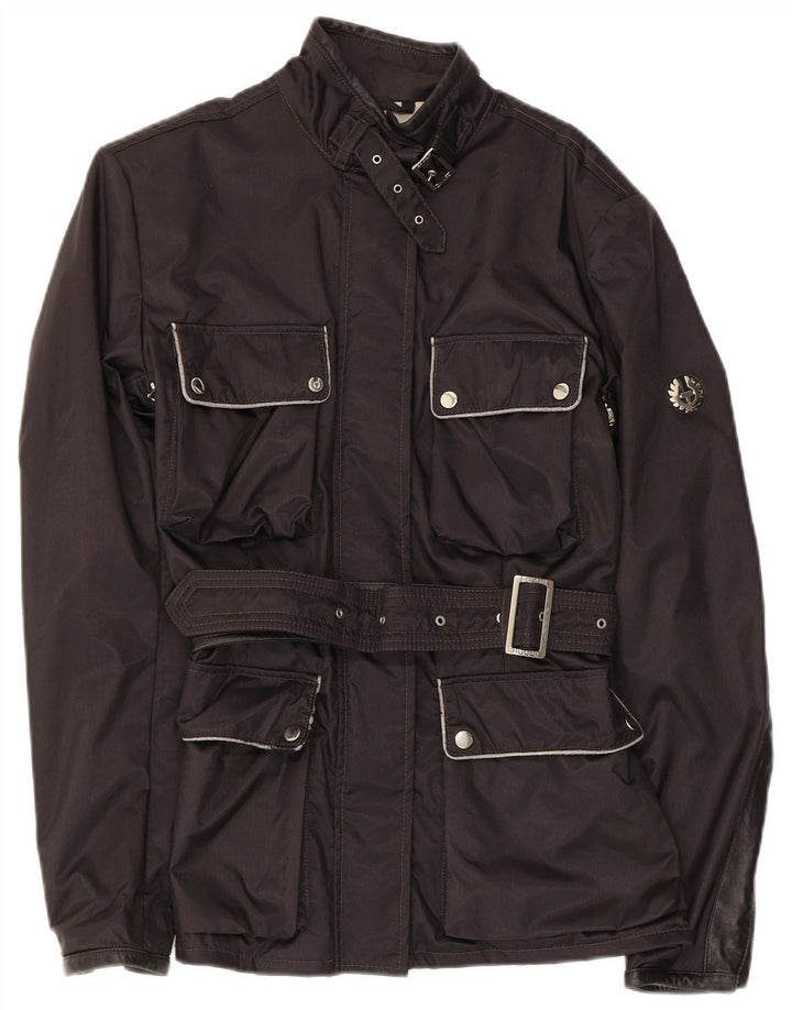 Belstaff Chaqueta utilitaria para mujer IT 44 Medium Black Nylon