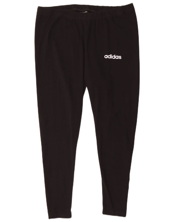 Leggings Adidas Mujer ES 38/30 3XL Algodón Negro