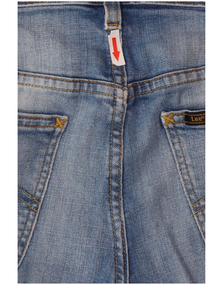 Vaqueros Lee Daren Straight para Mujer W28 L32 Algodón Azul