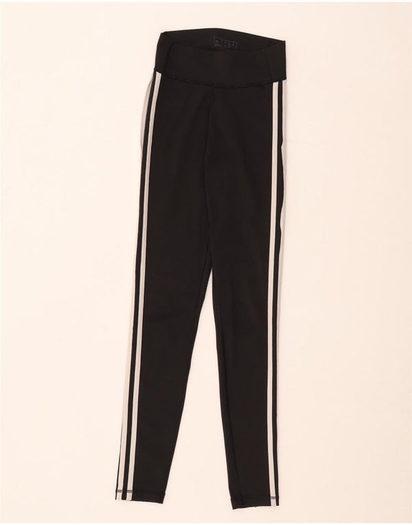 Adidas Mujer Aeroready Leggings UK 4/6 XS Negro Poliéster